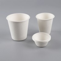 16oz 12oz Take Away Bio Custom Eco Friendly Cereal Bagasse Coffee Disposable Biodegradable Cup