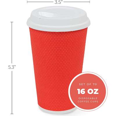 12oz 16oz 22oz cold drink paper cup with lid