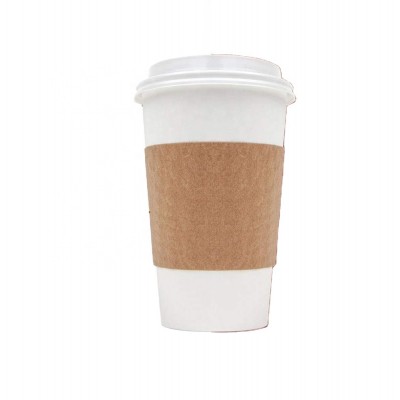 8oz/12oz/16oz single wall paper cup, disposable paper coffee cup with Lid and Sleeve